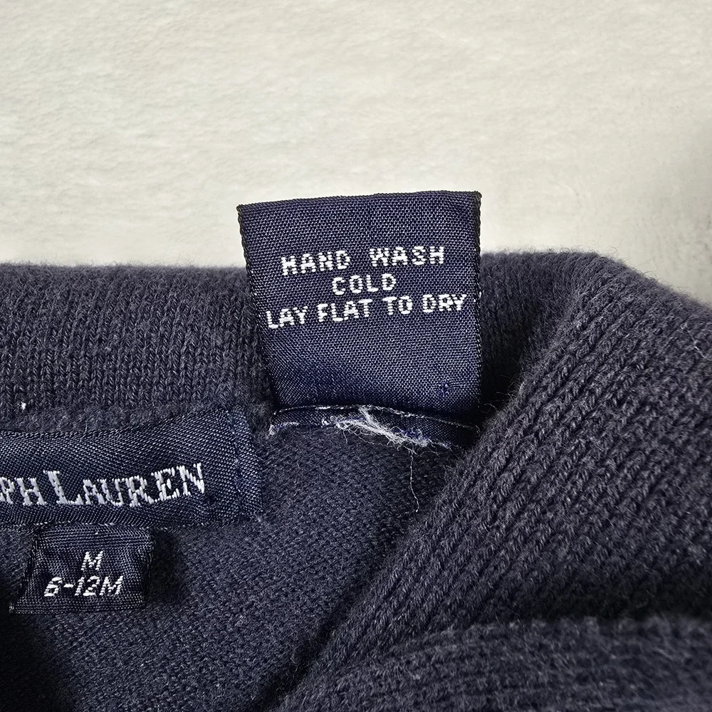 Ralph Lauren Baby Size 6-12 Months One‎ Piece Shawl Collar Jumpsuit